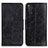 Coque Portefeuille Livre Cuir Etui Clapet M02L pour Xiaomi Redmi Note 11S 4G Noir