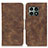 Coque Portefeuille Livre Cuir Etui Clapet M03L pour OnePlus 10 Pro 5G Marron