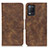 Coque Portefeuille Livre Cuir Etui Clapet M03L pour Realme Q3 5G Marron