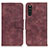 Coque Portefeuille Livre Cuir Etui Clapet M03L pour Sony Xperia 10 III SO-52B Violet