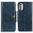 Coque Portefeuille Livre Cuir Etui Clapet M04L pour Motorola Moto E32 Bleu