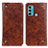 Coque Portefeuille Livre Cuir Etui Clapet M04L pour Motorola Moto G40 Fusion Marron