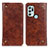 Coque Portefeuille Livre Cuir Etui Clapet M04L pour Motorola Moto G60s Marron