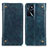 Coque Portefeuille Livre Cuir Etui Clapet M04L pour Oppo A16s Bleu