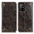 Coque Portefeuille Livre Cuir Etui Clapet M04L pour Oppo A94 5G Bronze