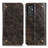 Coque Portefeuille Livre Cuir Etui Clapet M04L pour Samsung Galaxy A34 5G Bronze