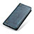 Coque Portefeuille Livre Cuir Etui Clapet M04L pour Samsung Galaxy A52 4G Bleu