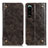 Coque Portefeuille Livre Cuir Etui Clapet M04L pour Sony Xperia 5 III SO-53B Bronze