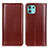 Coque Portefeuille Livre Cuir Etui Clapet M05L pour Motorola Moto Edge 20 Lite 5G Marron