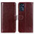 Coque Portefeuille Livre Cuir Etui Clapet M05L pour Motorola Moto G 5G (2022) Marron