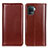 Coque Portefeuille Livre Cuir Etui Clapet M05L pour Oppo Reno5 F Marron