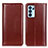 Coque Portefeuille Livre Cuir Etui Clapet M05L pour Oppo Reno6 Pro 5G India Marron