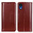 Coque Portefeuille Livre Cuir Etui Clapet M05L pour Samsung Galaxy A03 Core Marron