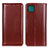 Coque Portefeuille Livre Cuir Etui Clapet M05L pour Samsung Galaxy F42 5G Marron