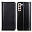 Coque Portefeuille Livre Cuir Etui Clapet M05L pour Samsung Galaxy S21 5G Noir