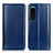 Coque Portefeuille Livre Cuir Etui Clapet M05L pour Sony Xperia 5 III SO-53B Bleu