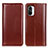 Coque Portefeuille Livre Cuir Etui Clapet M05L pour Xiaomi Redmi K40 5G Marron