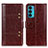 Coque Portefeuille Livre Cuir Etui Clapet M06L pour Motorola Moto Edge 20 5G Marron