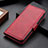 Coque Portefeuille Livre Cuir Etui Clapet M06L pour Motorola Moto G Play Gen 2 Rouge