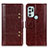 Coque Portefeuille Livre Cuir Etui Clapet M06L pour Motorola Moto G60s Marron