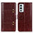 Coque Portefeuille Livre Cuir Etui Clapet M06L pour OnePlus 9RT 5G Marron