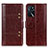 Coque Portefeuille Livre Cuir Etui Clapet M06L pour Oppo A16s Marron