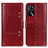 Coque Portefeuille Livre Cuir Etui Clapet M06L pour Oppo A16s Rouge