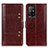 Coque Portefeuille Livre Cuir Etui Clapet M06L pour Oppo A95 5G Marron