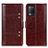 Coque Portefeuille Livre Cuir Etui Clapet M06L pour Realme Q3 5G Marron