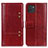 Coque Portefeuille Livre Cuir Etui Clapet M06L pour Samsung Galaxy A03 Rouge