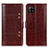 Coque Portefeuille Livre Cuir Etui Clapet M06L pour Samsung Galaxy A22 4G Marron