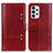 Coque Portefeuille Livre Cuir Etui Clapet M06L pour Samsung Galaxy A33 5G Rouge