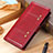 Coque Portefeuille Livre Cuir Etui Clapet M06L pour Samsung Galaxy M02s Rouge