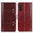 Coque Portefeuille Livre Cuir Etui Clapet M06L pour Sony Xperia 10 III Lite Marron