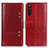 Coque Portefeuille Livre Cuir Etui Clapet M06L pour Sony Xperia 10 III Lite Rouge