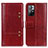 Coque Portefeuille Livre Cuir Etui Clapet M06L pour Xiaomi Poco M4 Pro 5G Rouge