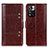 Coque Portefeuille Livre Cuir Etui Clapet M06L pour Xiaomi Poco X4 NFC Marron