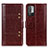 Coque Portefeuille Livre Cuir Etui Clapet M06L pour Xiaomi Redmi Note 10 5G Marron