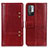 Coque Portefeuille Livre Cuir Etui Clapet M06L pour Xiaomi Redmi Note 10 5G Rouge
