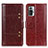 Coque Portefeuille Livre Cuir Etui Clapet M06L pour Xiaomi Redmi Note 10 Pro 4G Marron