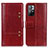 Coque Portefeuille Livre Cuir Etui Clapet M06L pour Xiaomi Redmi Note 11 5G Rouge