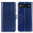 Coque Portefeuille Livre Cuir Etui Clapet M07L pour Google Pixel 7a 5G Bleu