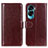 Coque Portefeuille Livre Cuir Etui Clapet M07L pour Huawei Honor 90 Lite 5G Marron