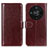 Coque Portefeuille Livre Cuir Etui Clapet M07L pour Huawei Honor X9b 5G Marron