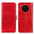 Coque Portefeuille Livre Cuir Etui Clapet M07L pour Huawei Nova 8i Rouge