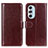 Coque Portefeuille Livre Cuir Etui Clapet M07L pour Motorola Moto Edge Plus (2022) 5G Marron