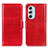 Coque Portefeuille Livre Cuir Etui Clapet M07L pour Motorola Moto Edge Plus (2022) 5G Rouge