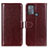 Coque Portefeuille Livre Cuir Etui Clapet M07L pour Motorola Moto G50 Marron