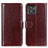 Coque Portefeuille Livre Cuir Etui Clapet M07L pour Motorola ThinkPhone 5G Marron