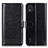 Coque Portefeuille Livre Cuir Etui Clapet M07L pour Nokia C2 2nd Edition Noir